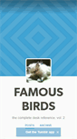 Mobile Screenshot of famousbirds.net
